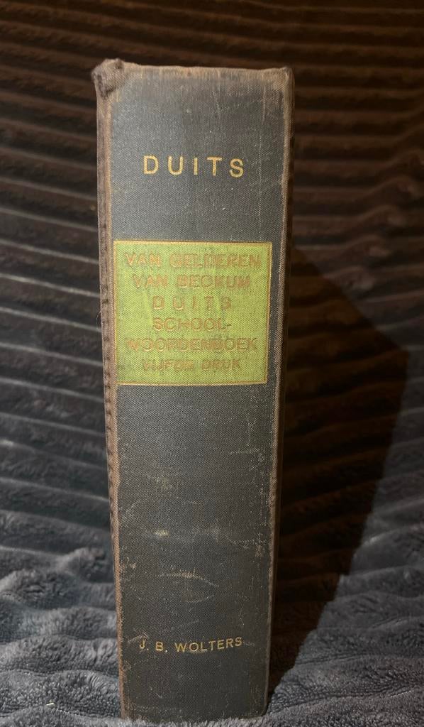 Van Gelderen's Duits Schoolwoordenboek 1920 - J.B. Wolters, Ophalen of Verzenden, Gelezen, Non-fictie