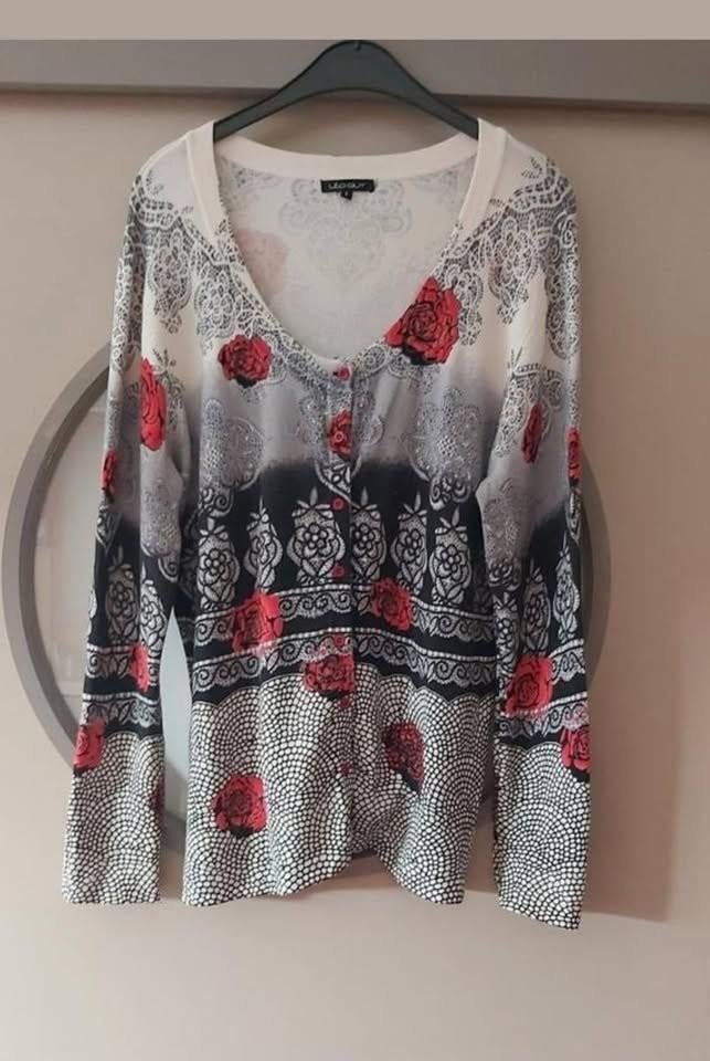 Cardigan Léo Guy, mt XL, Kleding | Dames, Overige kleuren, Trui of Vest, Zo goed als nieuw, Léo Guy