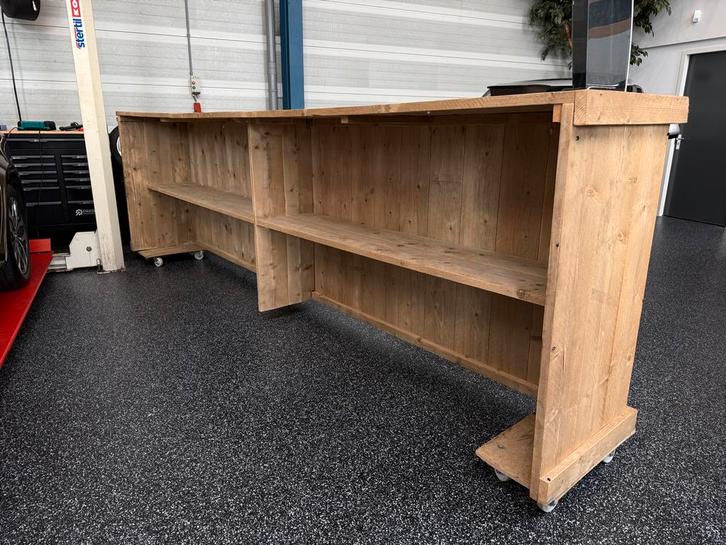 Houten Balie / Toonbank, Huis en Inrichting, Barren, Gebruikt, Ophalen