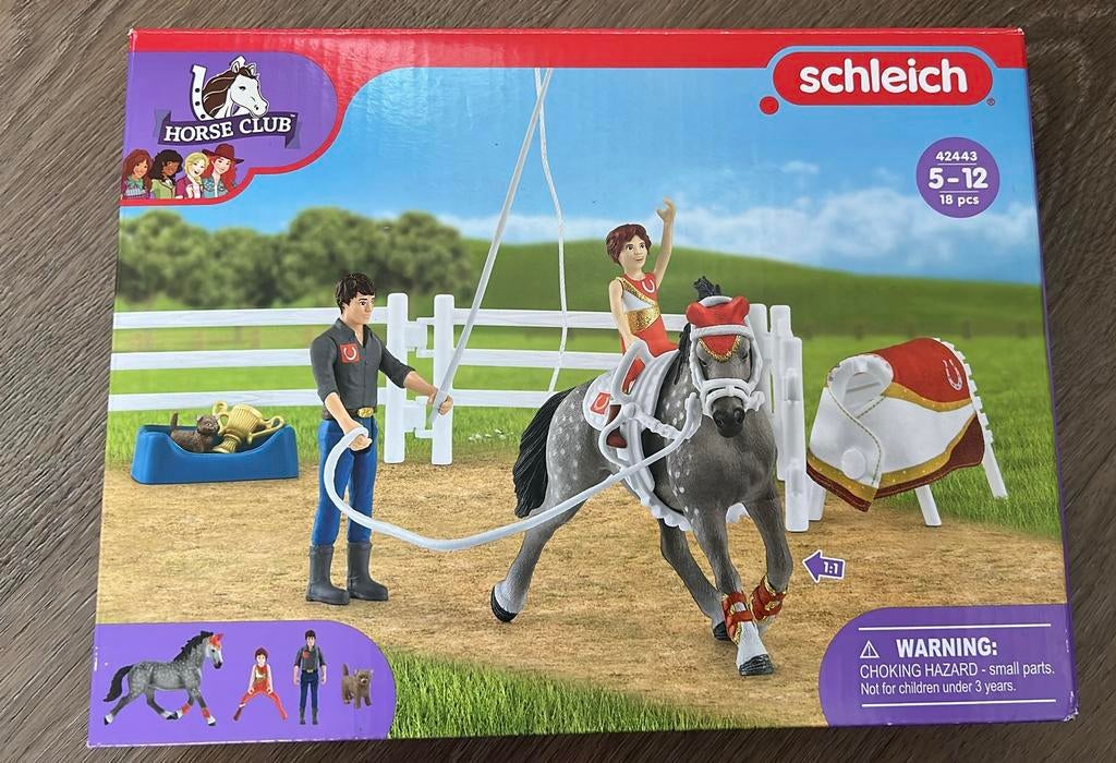 Schleich Horse Club Toernooi Training Appaloosa Paard 42433, Ophalen of Verzenden, Zo goed als nieuw, Jongen of Meisje