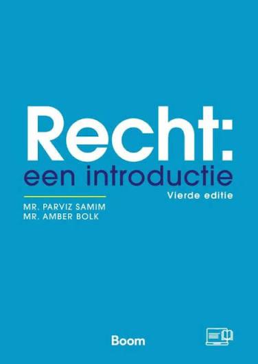 Recht: een introductie (vierde editie) - Samim & Bolk, Ophalen of Verzenden, Gamma, Gelezen, HBO