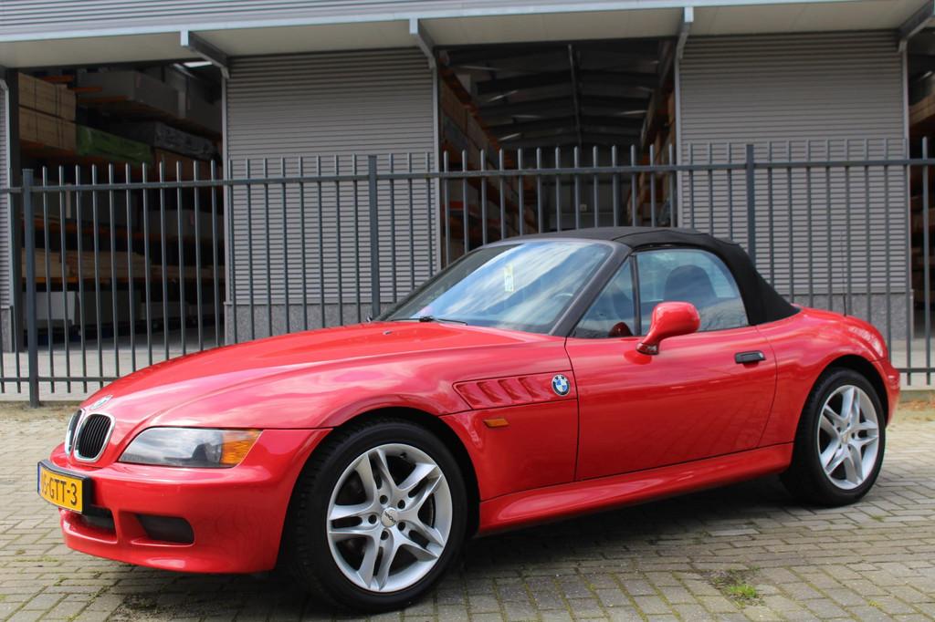 BMW Z3 Roadster Roadster 1.8 Stoelverwarming, Elektrische Ra, Auto's, Oldtimers, Voorwielaandrijving, Stof, Zwart, Cabriolet