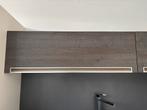 Bovenkasten keuken met licht, Ophalen, Gebruikt, 100 tot 150 cm, Grijs