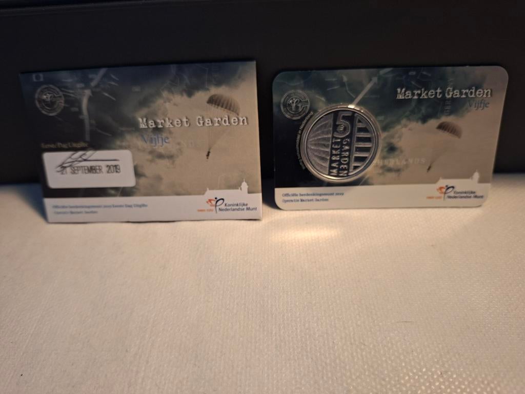 Market Garden Vijfje - Koninklijke Nederlandse Munt, Verzenden, Koningin Beatrix, Zilver, Overige waardes