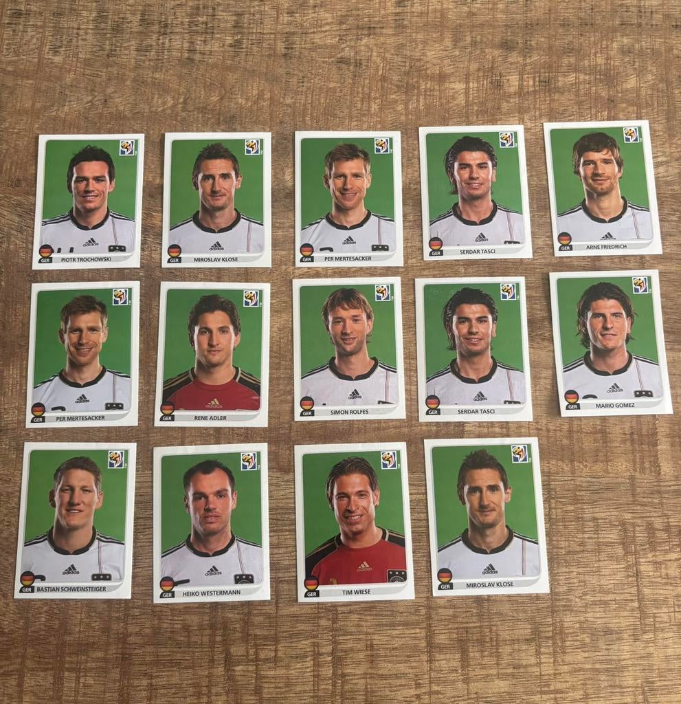 Panini WK 2010 Duitsland Stickers, Verzamelen, Ophalen of Verzenden, Zo goed als nieuw, Buitenlandse clubs, Poster, Plaatje of Sticker