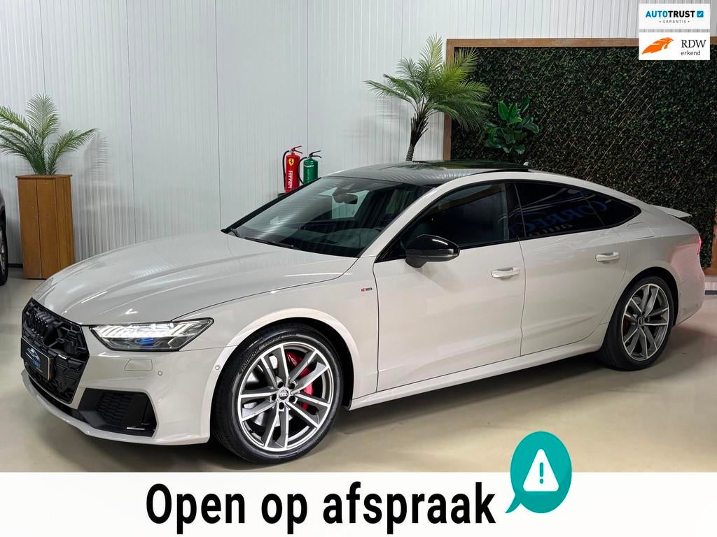 Audi A7 Sportback 55 TFSI e quattro Competition|DealerGarant, Auto's, 14 kWh, Gebruikt, Euro 6, Lichtsensor