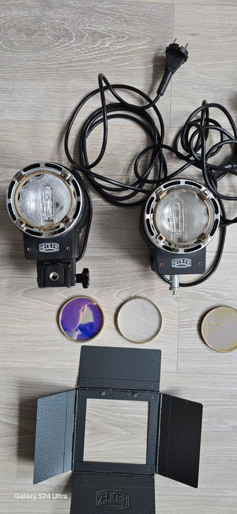 Hedler turbo licht met statieven en filters, Ophalen of Verzenden, Gebruikt, Overige typen