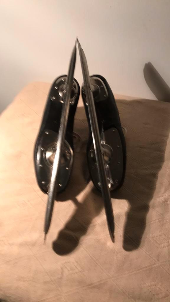 K125 Viking Halfhoge Noren maat 41 geslepen., Sport en Fitness, Schaatsen, Viking, Gebruikt, -, -