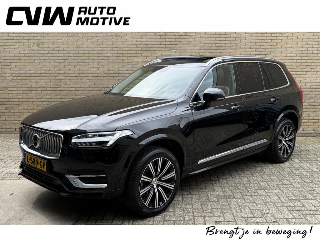Volvo XC90 2.0 T8 390pk Inscription AWD | 7-persoons | Panor, Gebruikt, Euro 6, 7 stoelen, Zwart
