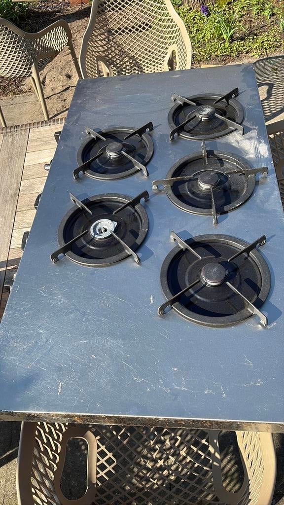 Atag gaskookplaat RVS, Ophalen, Zo goed als nieuw, Inbouw, Gas