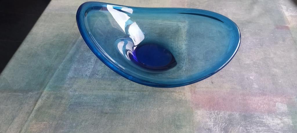 Holmegaard mondgeblazen design schaal - Puntgaaf, Antiek en Kunst, Ophalen