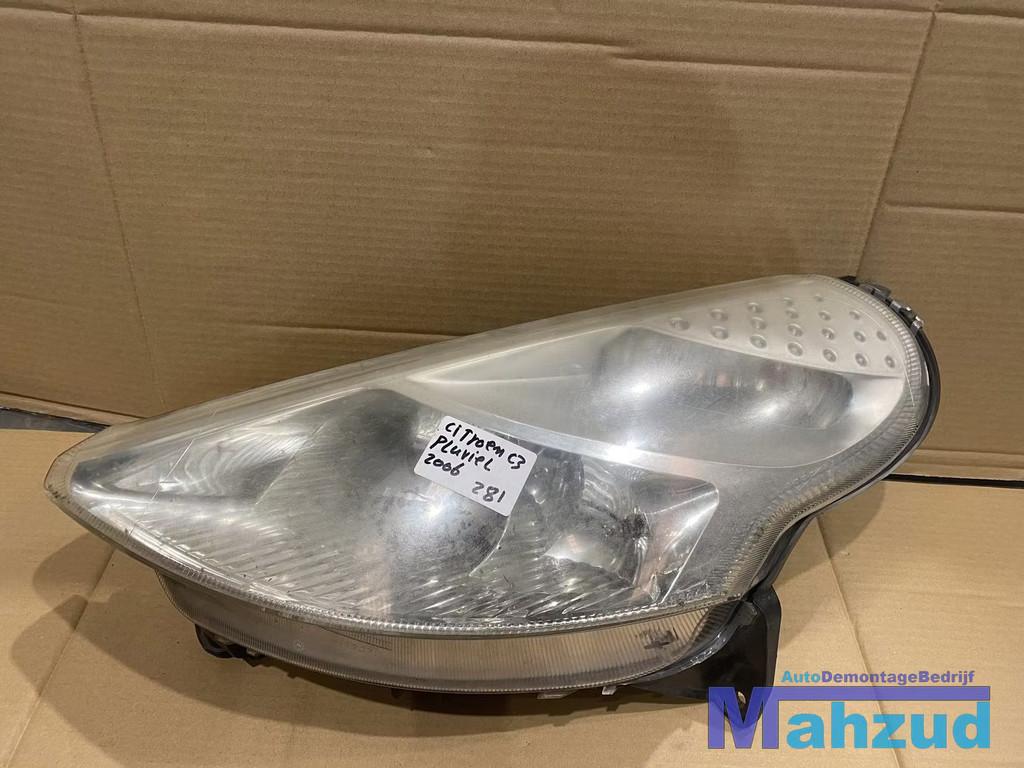 CITROEN C3 Pluriel Links koplamp left headlight UK ENGELS, Gebruikt, Citroën, Stellantis N.V., Ophalen of Verzenden