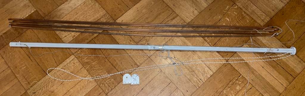 Klapgordijn rolgordijn gordijn rolmechanisme 155 breed, Ophalen of Verzenden, Zo goed als nieuw