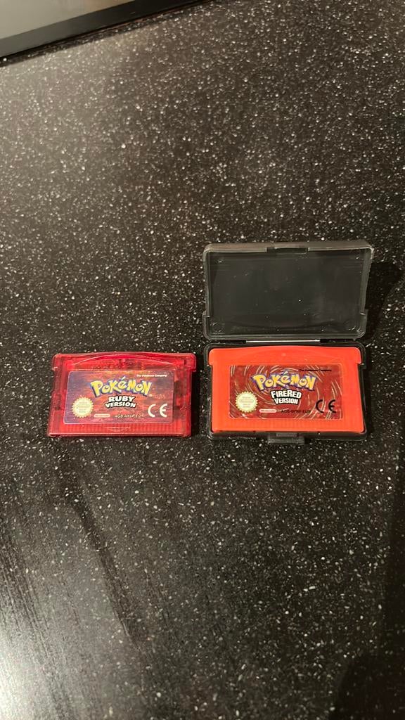 Pokemon Ruby & Fire Red Gameboy Advance, Spelcomputers en Games, Games | Nintendo GameCube, 1 speler, Zo goed als nieuw, Vanaf 3 jaar