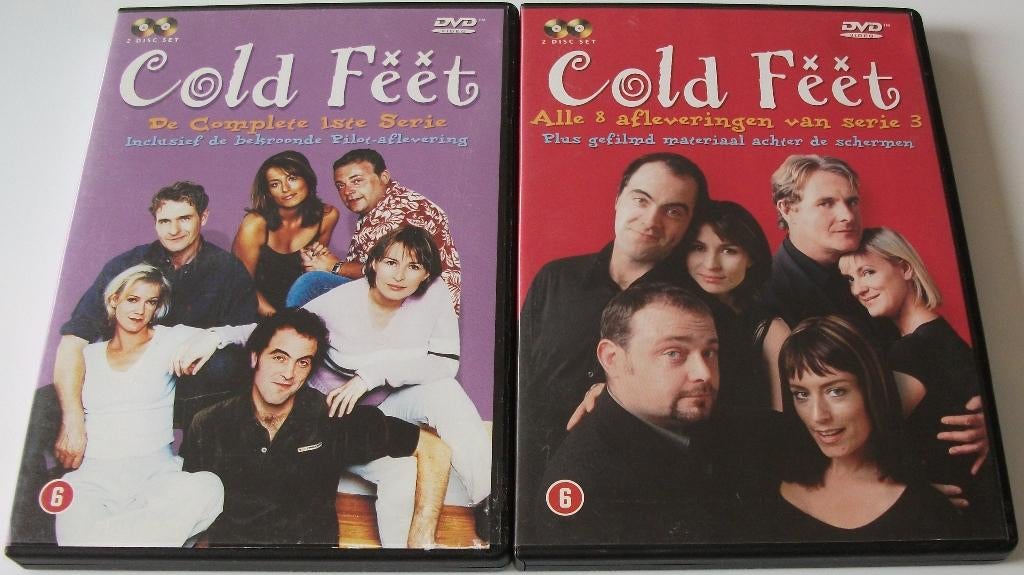 Dvd *** COLD FEET *** Seizoen 1 + 3, Cd's en Dvd's, Dvd's | Tv en Series, Boxset, Ophalen of Verzenden, Zo goed als nieuw, Komedie