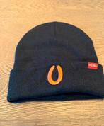 Hema Muts - Donkerblauw met Oranje Hoefijzer, Ophalen of Verzenden, Nieuw, Maat 38/40 (M), Muts