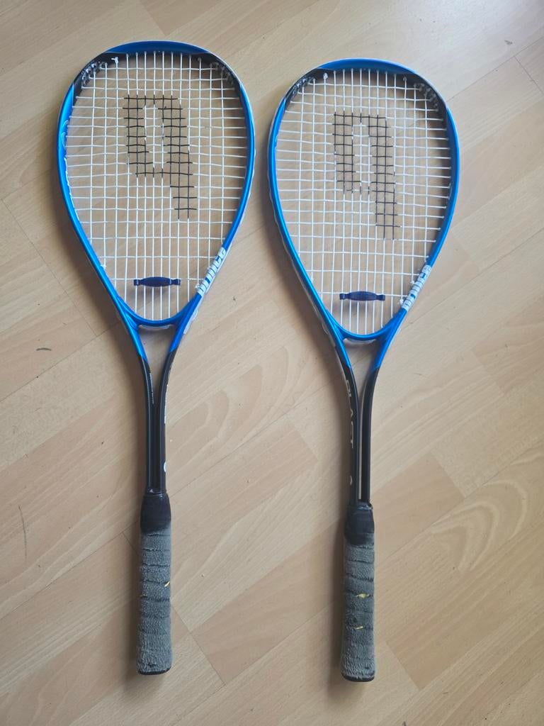 2* Prince squashracket, Sport en Fitness, Squash, Ophalen of Verzenden, Gebruikt, Racket