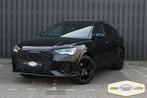 Audi Q3 Sportback 35 TFSI 3x S-LINE PANO SONOS 360 CAM SFEER, 4 cilinders, 150 pk, Zwart, 14 km/l