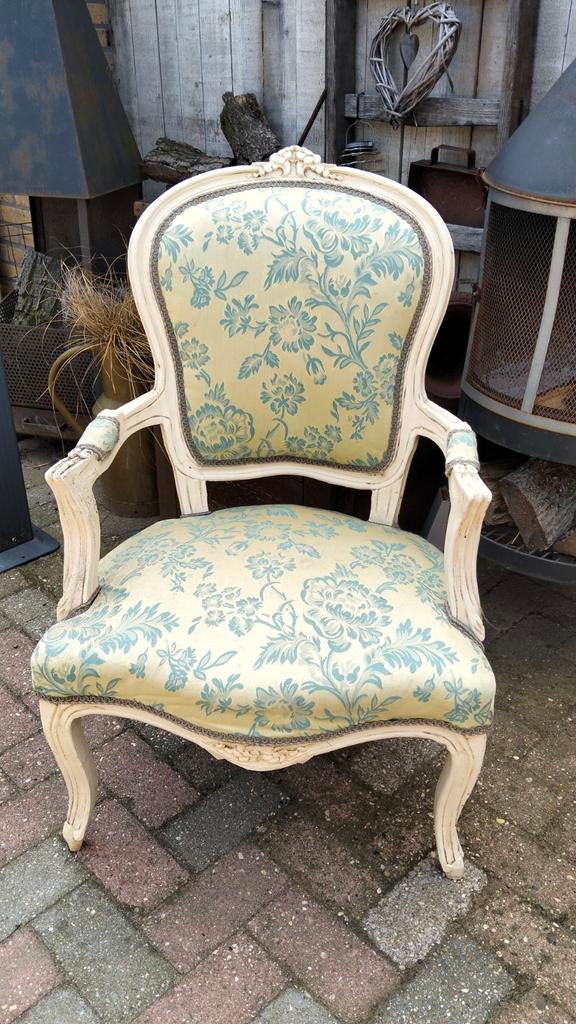 Oude brocante stoel, Antiek en Kunst, Ophalen