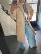 Simplee, super leuke/sportieve doorgestikte trenchcoat, S/M, Ophalen of Verzenden, Nieuw, Maat 38/40 (M), Beige