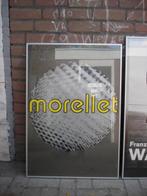Vintage affiche MORELLET /Van Abbe museum jaren '70, Verzamelen, Posters, Ophalen, A1 t/m A3, Overige onderwerpen, Rechthoekig Staand