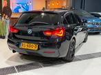 BMW 1-serie 118i High Executive M-Sport|Pano|Leder|Stoelverw, Gebruikt, Zwart, Bedrijf, 650 kg