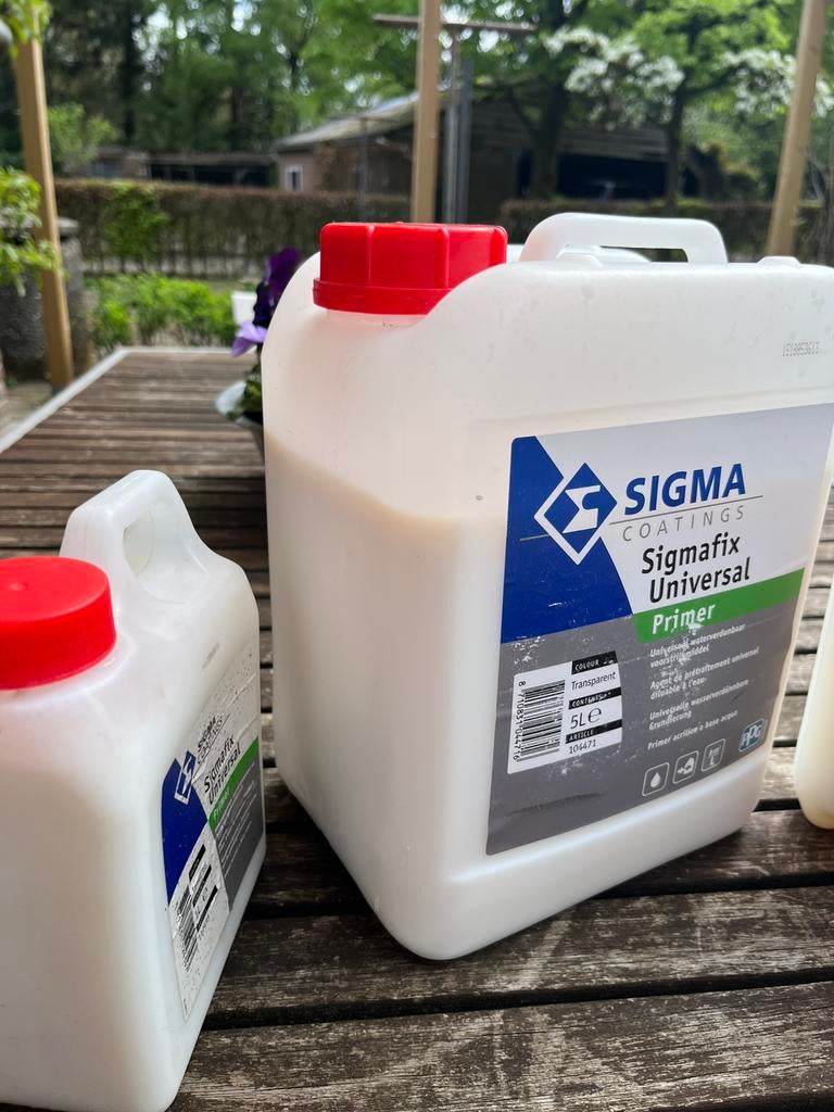 voostrijkmiddel sigma nano diepgrond, Ophalen of Verzenden, Zo goed als nieuw, Wit