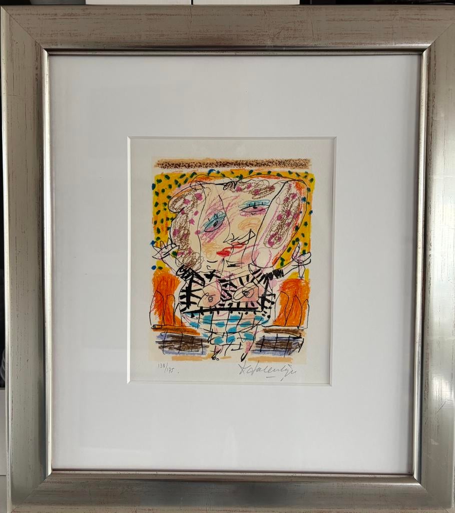Kleuren zeefdruk van Kees Salentijn, Ophalen of Verzenden