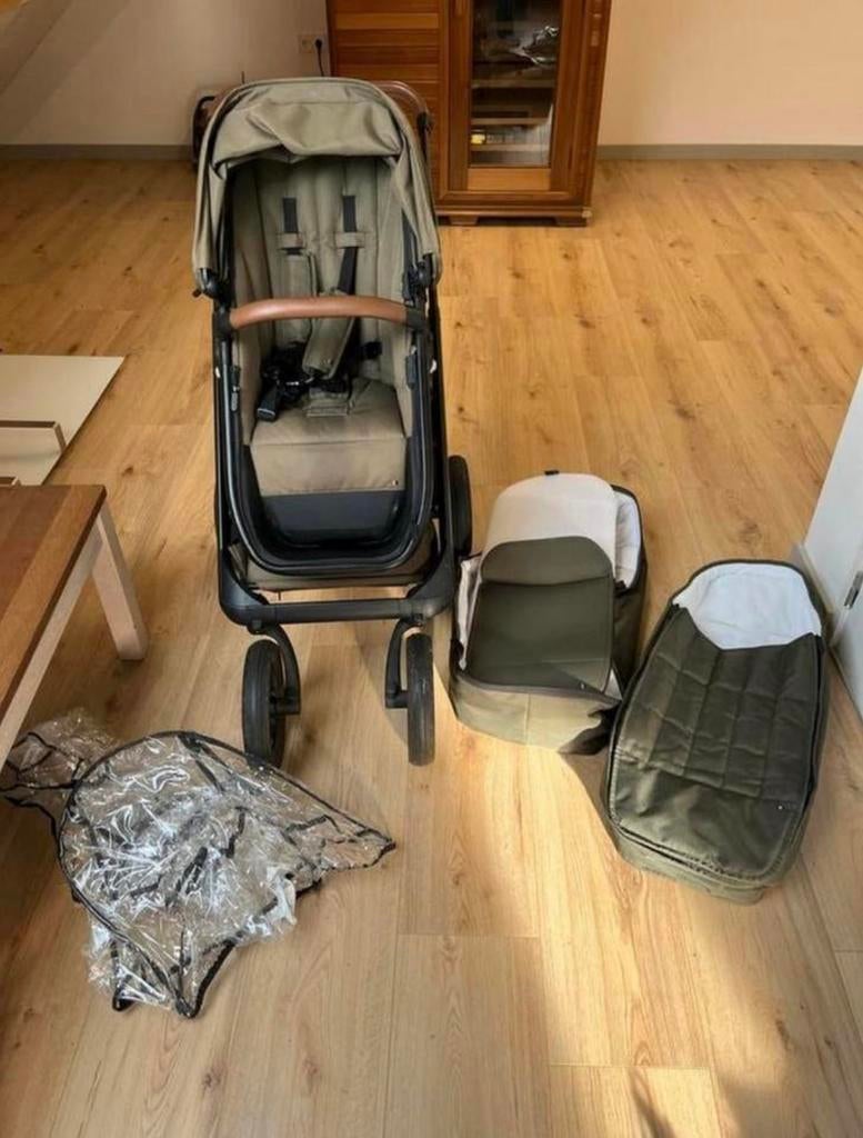 Dubatti one kinderwagen (inclusief reiswieg), Combiwagen, Ophalen, Overige merken, Verstelbare duwstang
