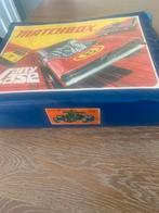 Vintage Matchbox Carry Case - Blauw met Gele Handgreep, Ophalen of Verzenden, Gebruikt, Overige typen