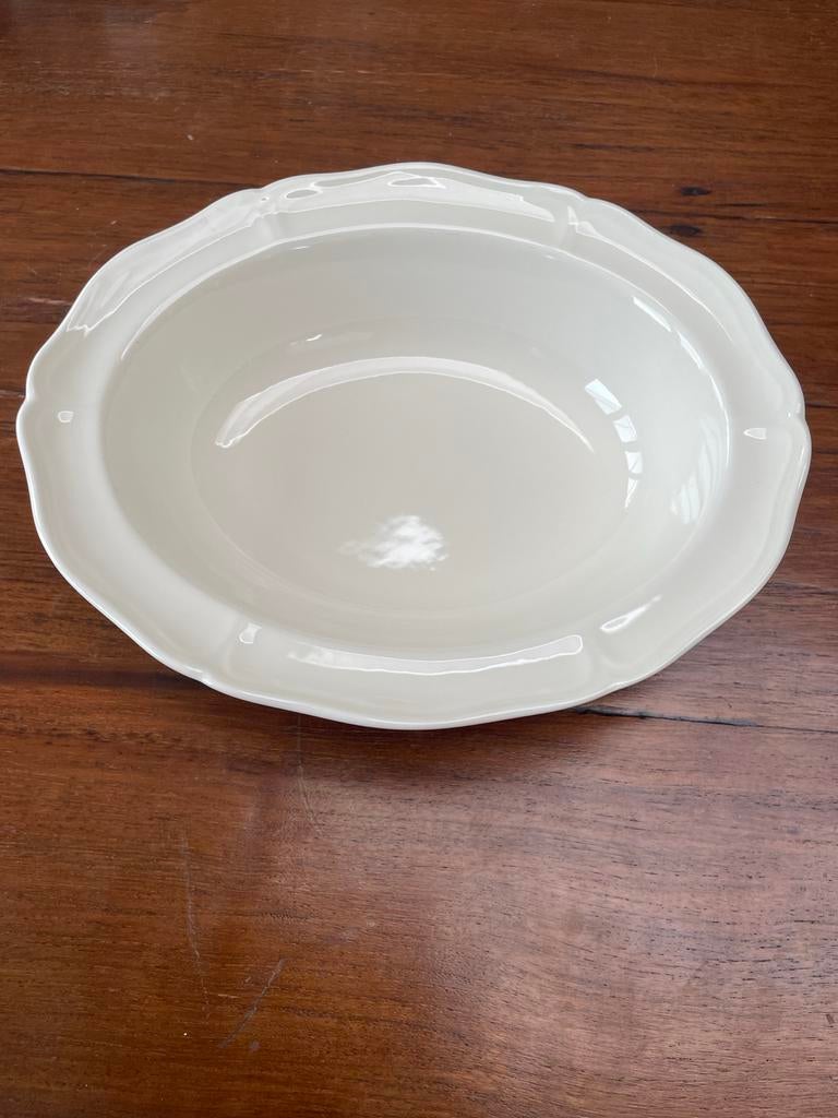 4 diepe schalen Queens Plain Wedgwood, Gebruikt, Ophalen of Verzenden, Schaal of Schalen, Wedgwood