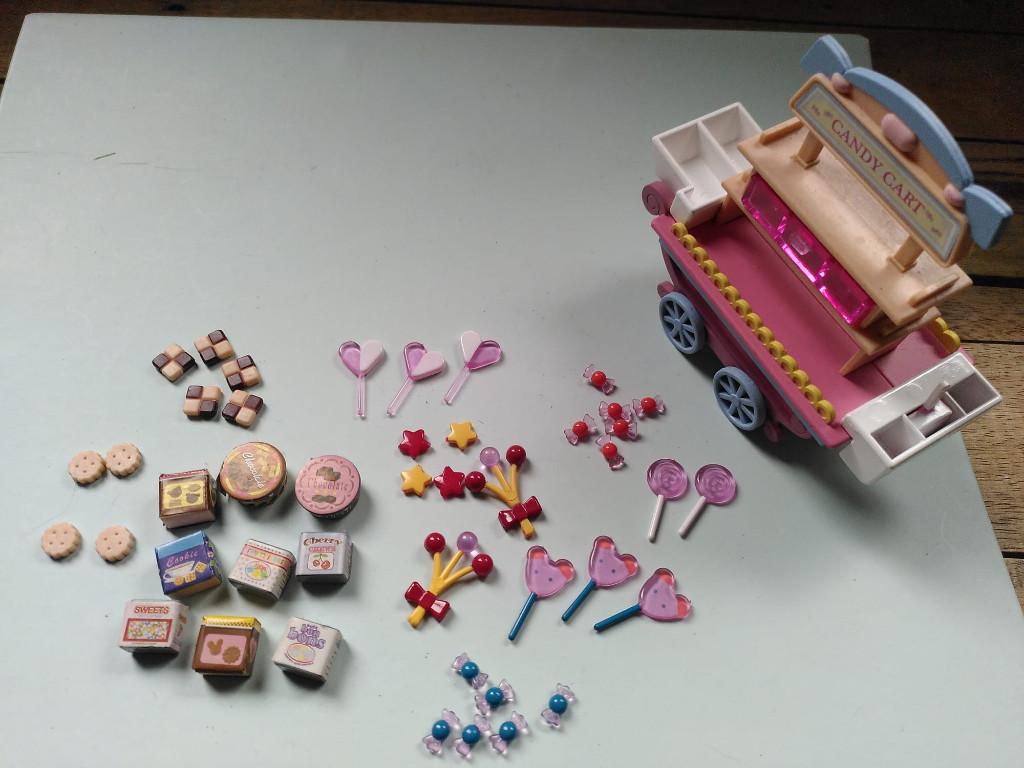 Sylvanian Families Snoepkraam + snoep, Ophalen of Verzenden, Zo goed als nieuw, Toebehoren