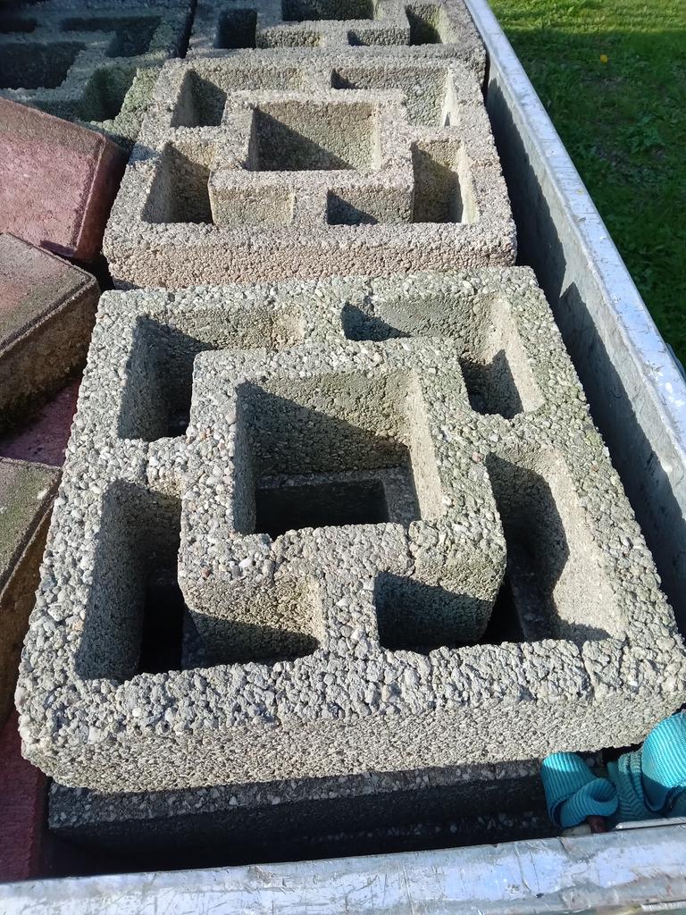 Sier blokken, Tuin en Terras, Ophalen, Gebruikt, Beton, Overige typen