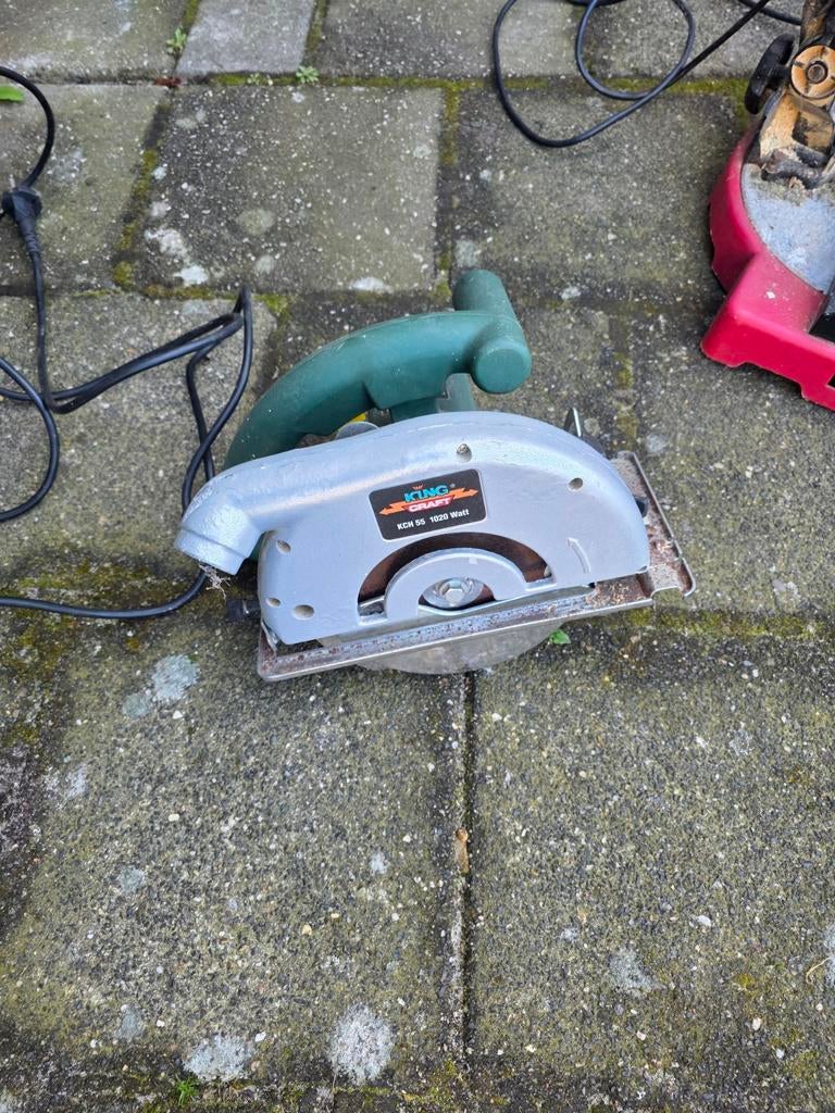 Kingkraft circkelzaag, Ophalen, Gebruikt, 1200 watt of meer