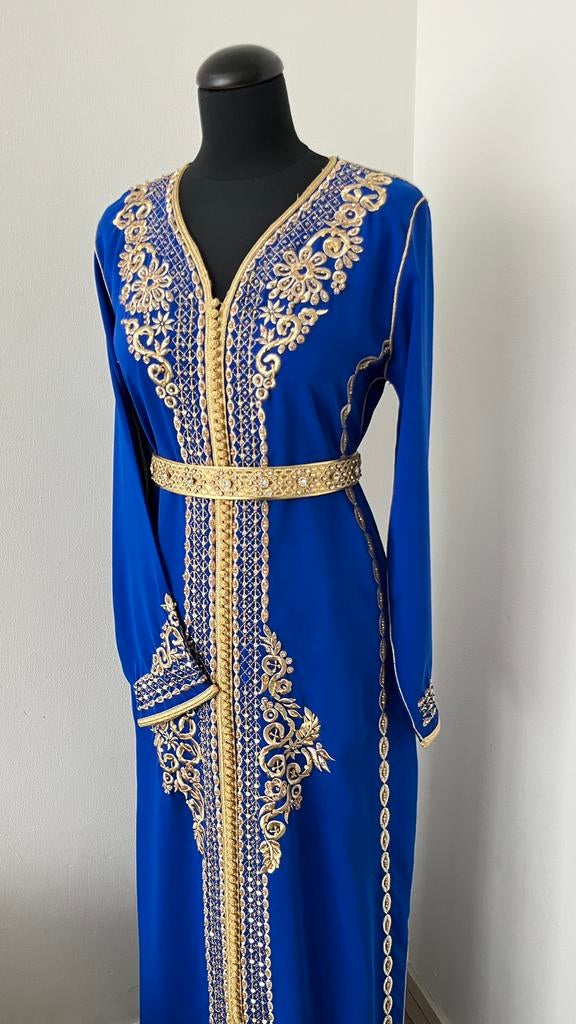 Caftan Marokkaanse jurk, Overige typen, Blauw, Nieuw, Ophalen of Verzenden