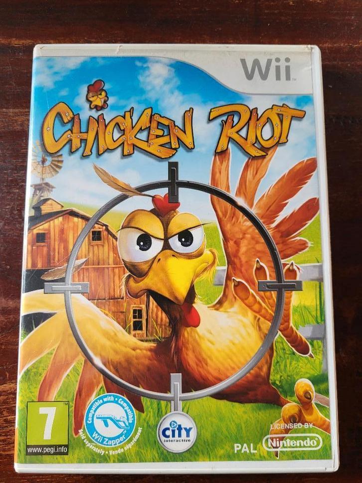 Chicken riot, Spelcomputers en Games, Games | Nintendo Wii, Gebruikt, Avontuur en Actie, 1 speler, Vanaf 3 jaar, Ophalen of Verzenden