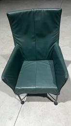 Montis Chaplin, kleur groen leder, designklassieker, Huis en Inrichting, Ophalen, Overige kleuren, Leer, Zo goed als nieuw