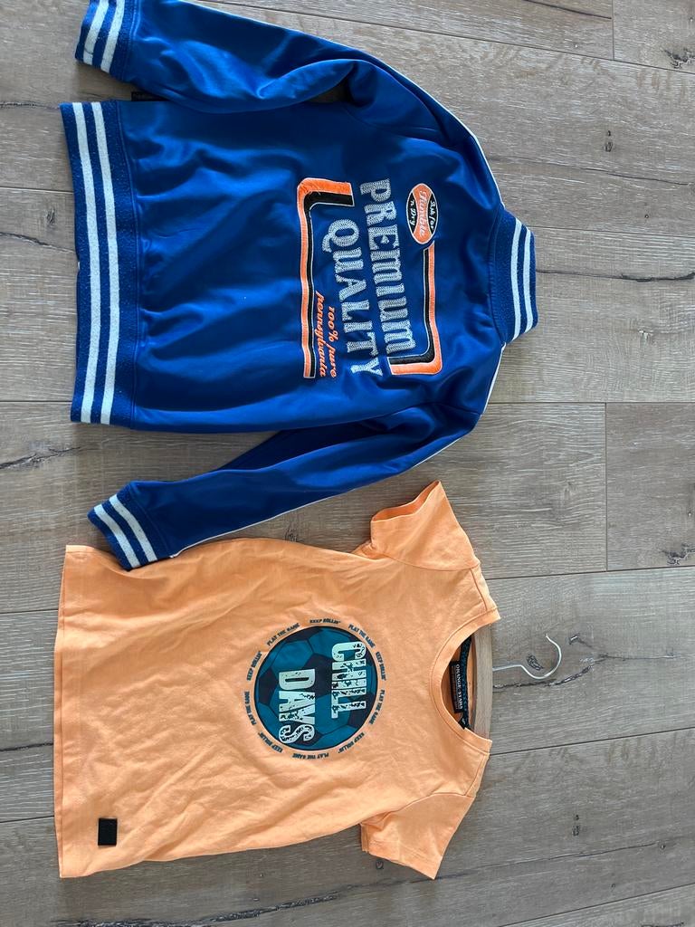 Koningsdag setje: Tumble n Dry vest & Orange Stars shirt, Ophalen of Verzenden, Zo goed als nieuw, Maat 116