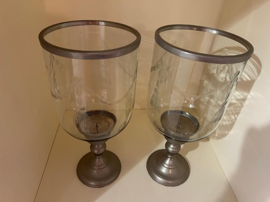 Windlichten curiosa set per 2 stuks € 17,50, Ophalen