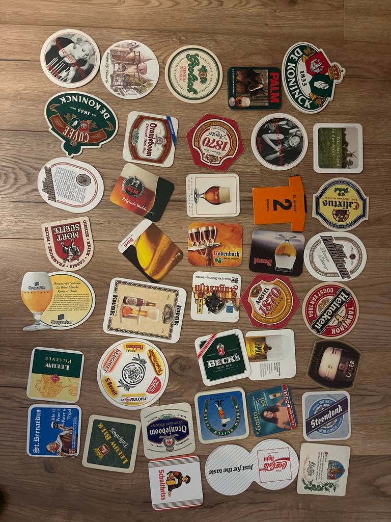 Grote verzameling bierviltjes, Verzamelen, Biermerken, Ophalen, Gebruikt, Viltje(s), Overige merken