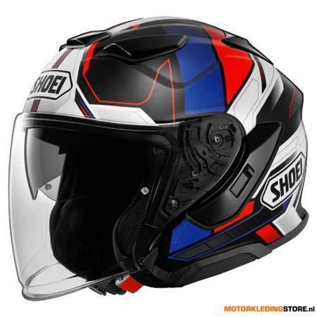 Shoei J-Cruise 3 Whizzy Jethelm, Blauw, Motoren, Kleding | Motorhelmen, Nieuw met kaartje, Ophalen of Verzenden