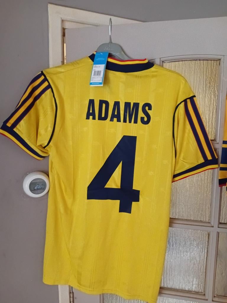 Arsenal voetbalshirt Adams 4 geel, Maat L, Ophalen of Verzenden, Nieuw, Shirt