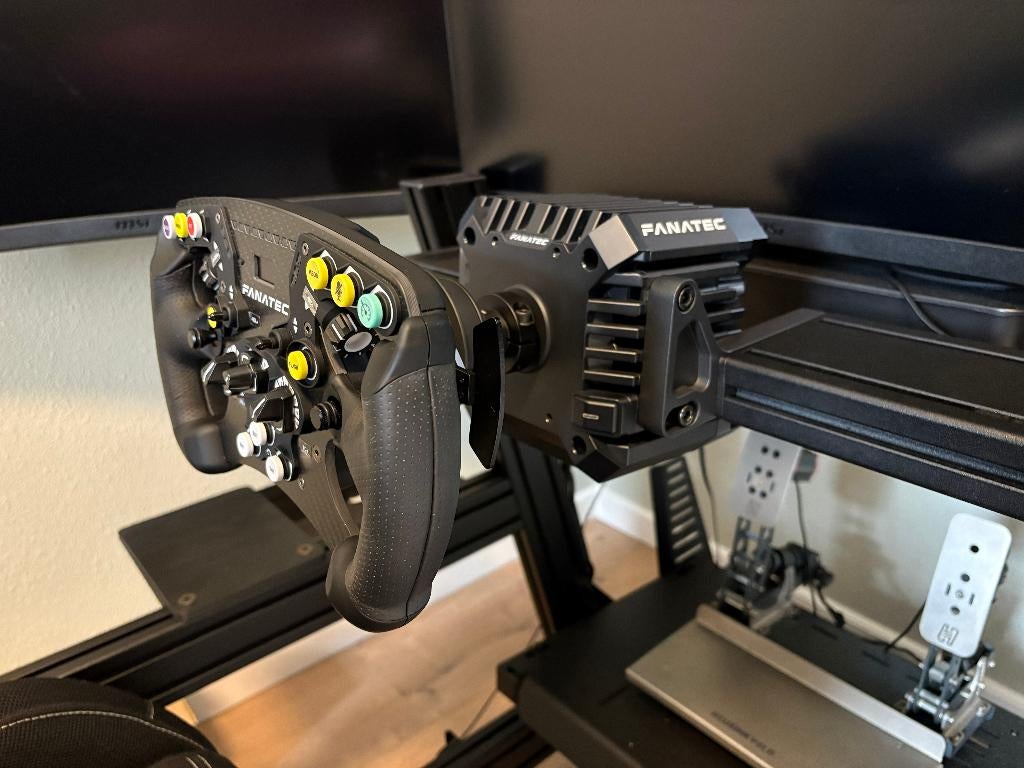Fanatec CSL DD 8Nm + Formula V2.5 stuur, Ophalen of Verzenden, Zo goed als nieuw, Heusinkveld, Fanatec, SimLab, GRID, Trak Racer, Simucube
