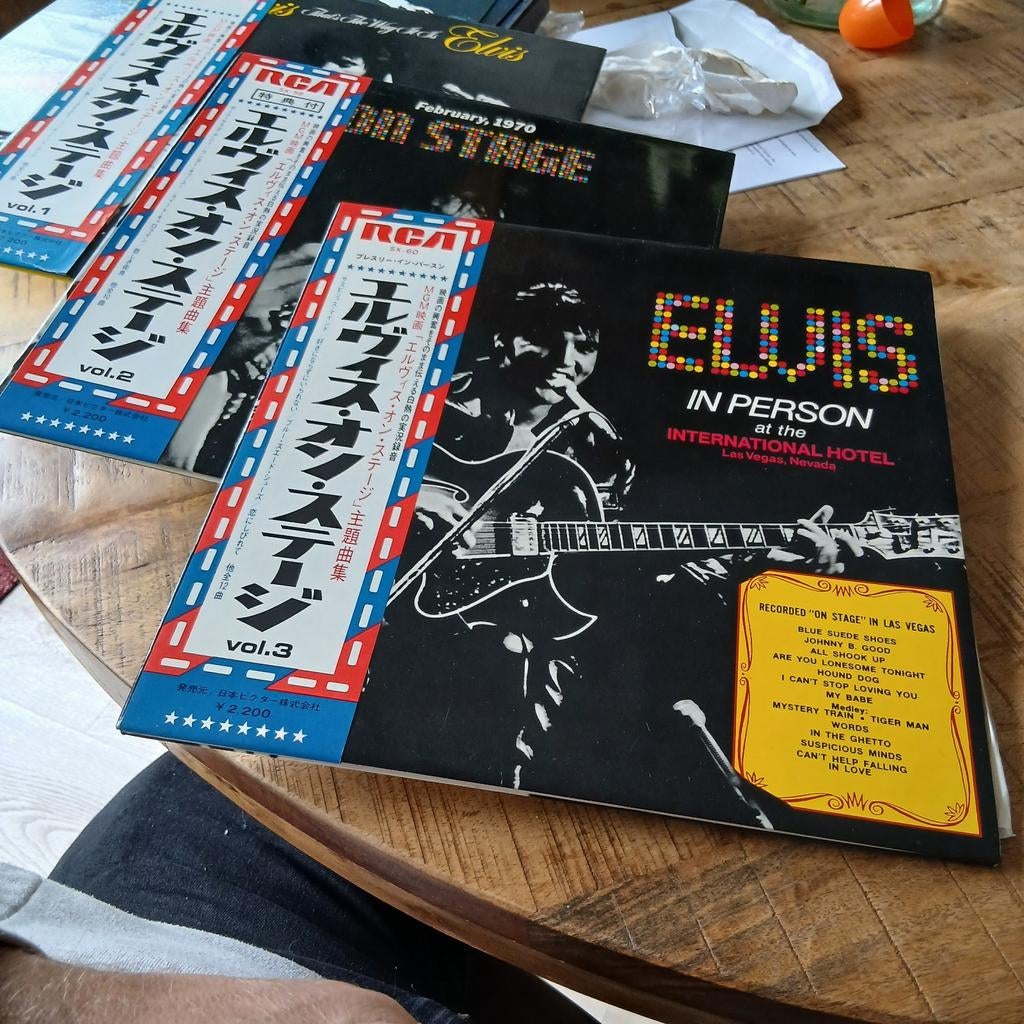 Elvis Presley - 3 x japanse LP - samen voor 45 euro, Ophalen of Verzenden, Gebruikt, 12 inch, Poprock