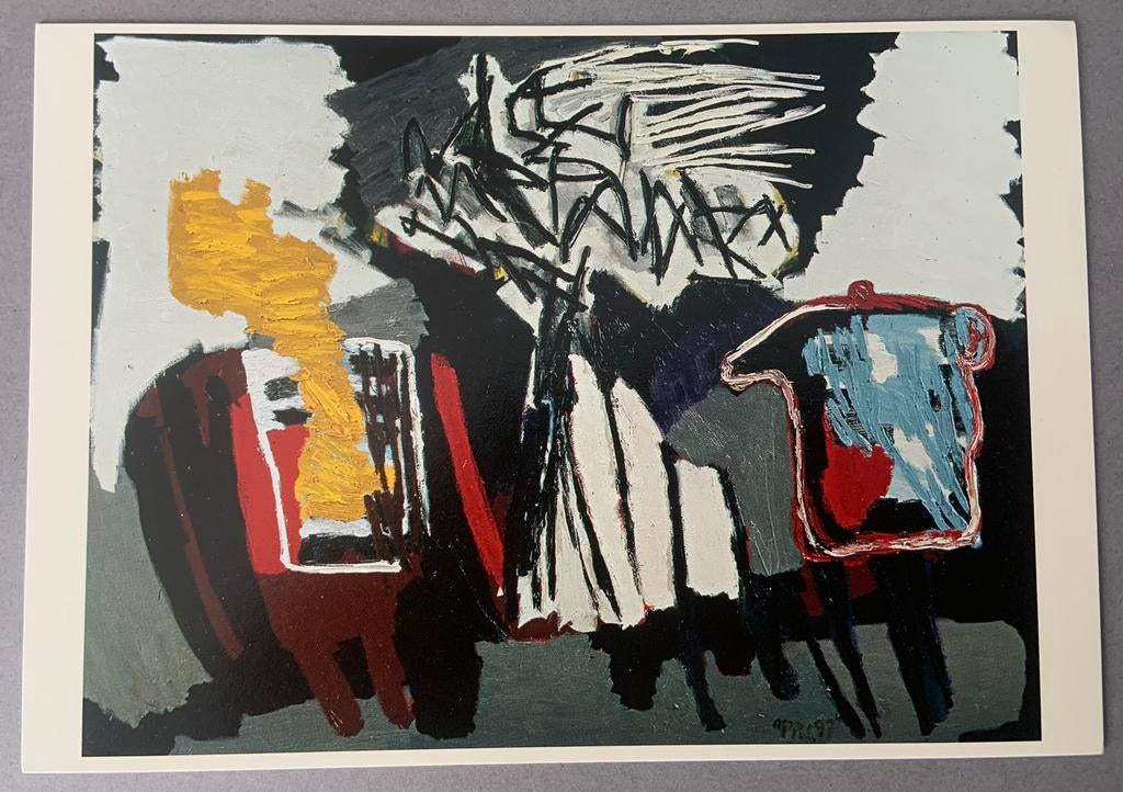 Karel Appel, Forgotten Picnic, Verzamelen, Ansichtkaarten | Themakaarten, Ophalen of Verzenden, Sterren en Beroemdheden