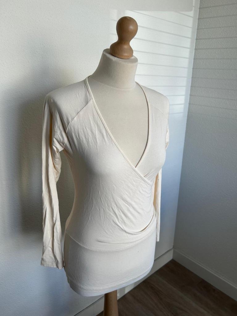 King Louie maat M creme top tshirt 354, Maat 38/40 (M), Beige, Ophalen of Verzenden, Zo goed als nieuw