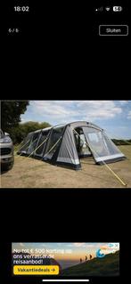 Kampa Hayling 6 Air Pro tent met complete inventaris, Ophalen, Gebruikt, Tot en met 6