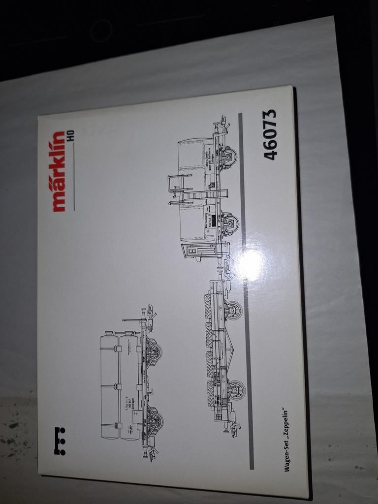 Märklin 46073 Wagenset Zeppelin H0, Hobby en Vrije tijd, Modeltreinen | H0, Wisselstroom, Wagon, Ophalen of Verzenden, Zo goed als nieuw