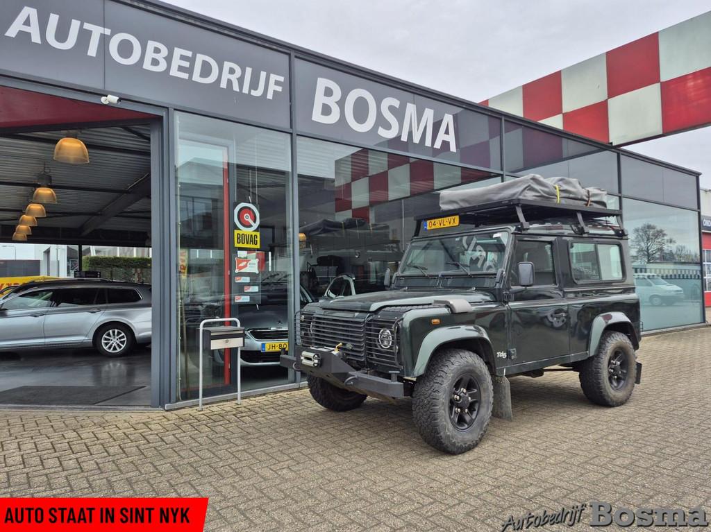 Land Rover Defender 2.5 Td5 90" Hard Top., Stof, Huisgarantie, 122 pk, Origineel Nederlands