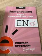 VWO Samenvatting Engels Examenstof 2024-2025, Boeken, Taal | Engels, Ophalen, Zo goed als nieuw, Non-fictie